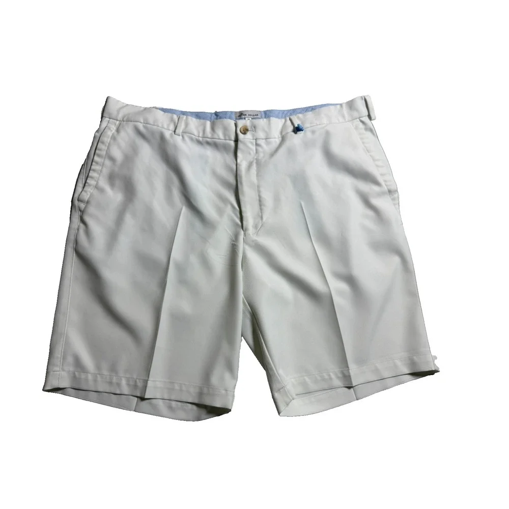 Peter Millar Men golf shorts Size 40 Performance stretch flat front light weight